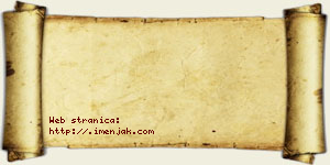 Jana Miljojčić vizit kartica